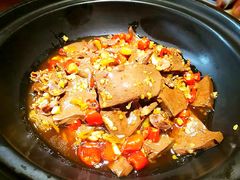 鸭血鸡杂煲-小稻田辣椒炒肉(大浪商业中心店)