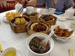 韭菜上汤猪红-番禺宾馆丽苑厅