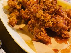 甜辣无骨炸鸡-包装马车·韩国料理·포장마차