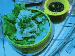 农家自制卤水豆腐-凤凰岭蒙古包风味餐厅