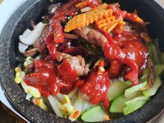 花家牛肉石锅饭-花少爷·鲜虾干贝粥(延安万达店)