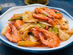 大虾烧白菜-1937青岛老味道·海肠捞饭·青岛菜(大鲍岛栈桥店)