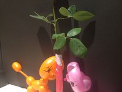 感谢海底捞小艳艳送的小狗和小花。-海底捞火锅(勒泰店)