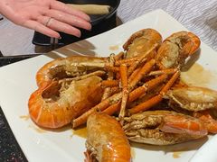 秘制干煎大虾-味可道美食坊(福基路店)