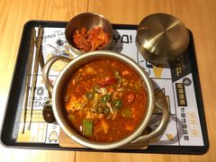 嫩豆腐辣汤-小韩屋韩国料理(上海湾店)