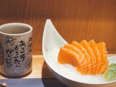 挪威三文鱼刺生-青空日料烧肉烧鸟店(后湖兴业路店)