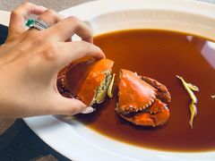 花雕酒蛋蒸青膏蟹-新荣记(BFC外滩金融中心店)