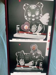 点击看大图 -慧婴轩婴儿理胎发胎毛笔胎毛画手足印(通州店)