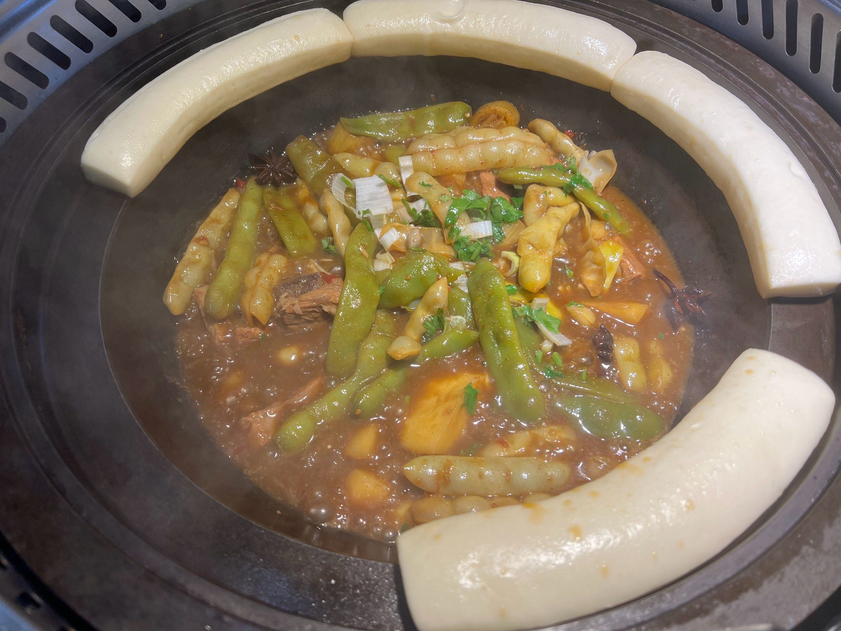 很好吃的东北小锅烀饼