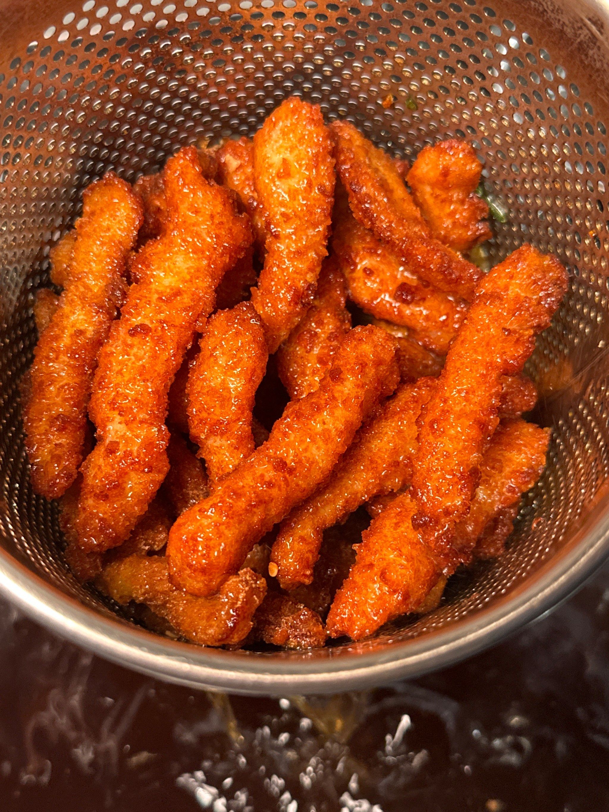 吃到了!人生炸鸡柳!