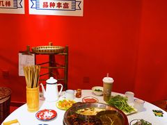 艳红酸辣三拼锅-陈艳红火锅菜·冒菜(簋街店)