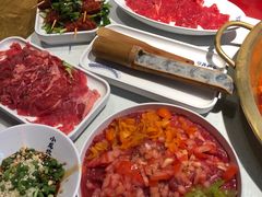 牛肉卷香菜-小龙坎火锅(总店)