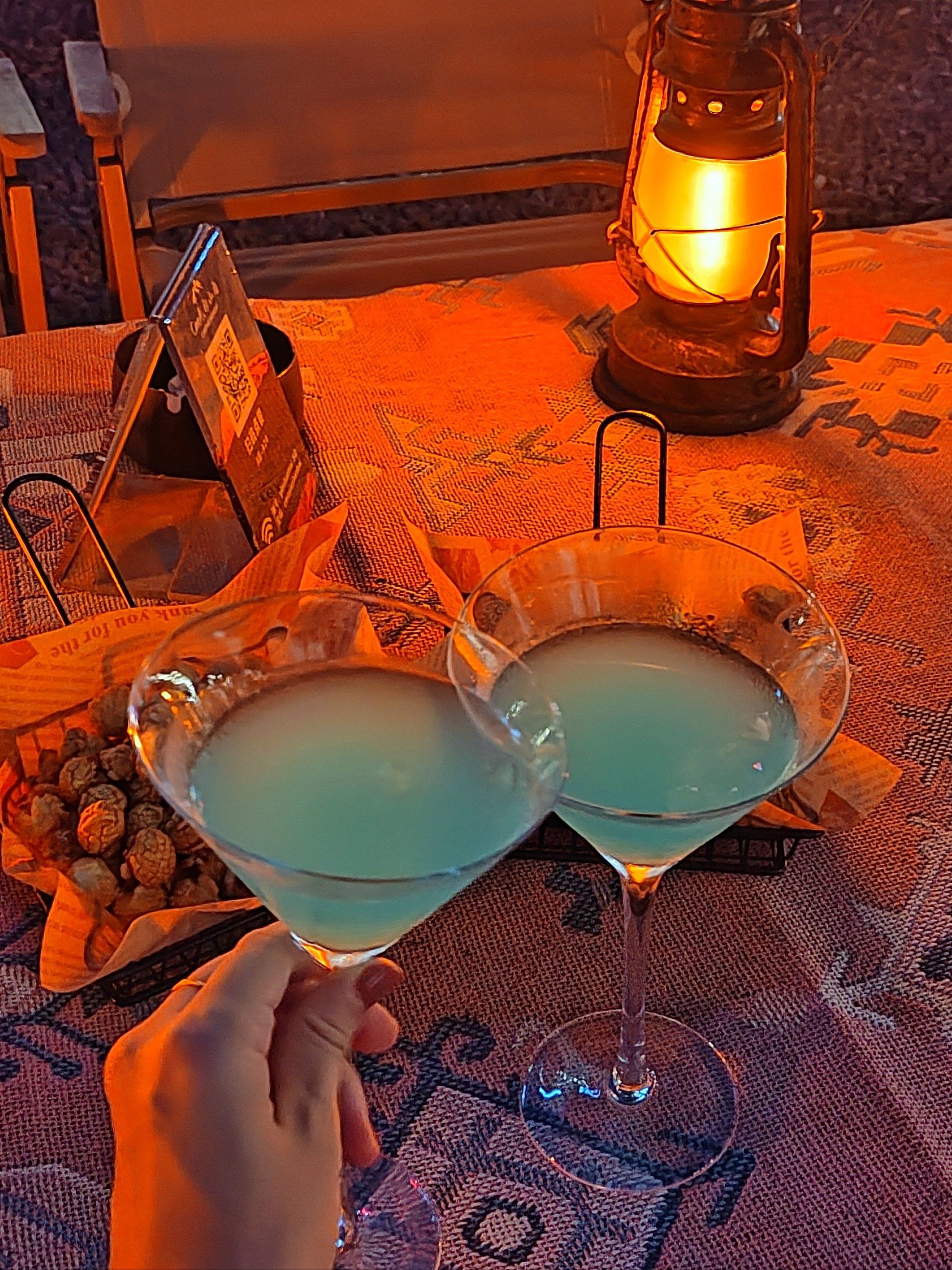 清新夜空下的小酌怡情!