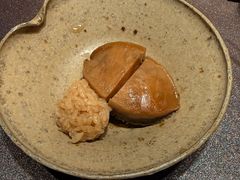 矶煮鲍鱼配鲍鱼肝酱-小十Omakase(地王大厦店)