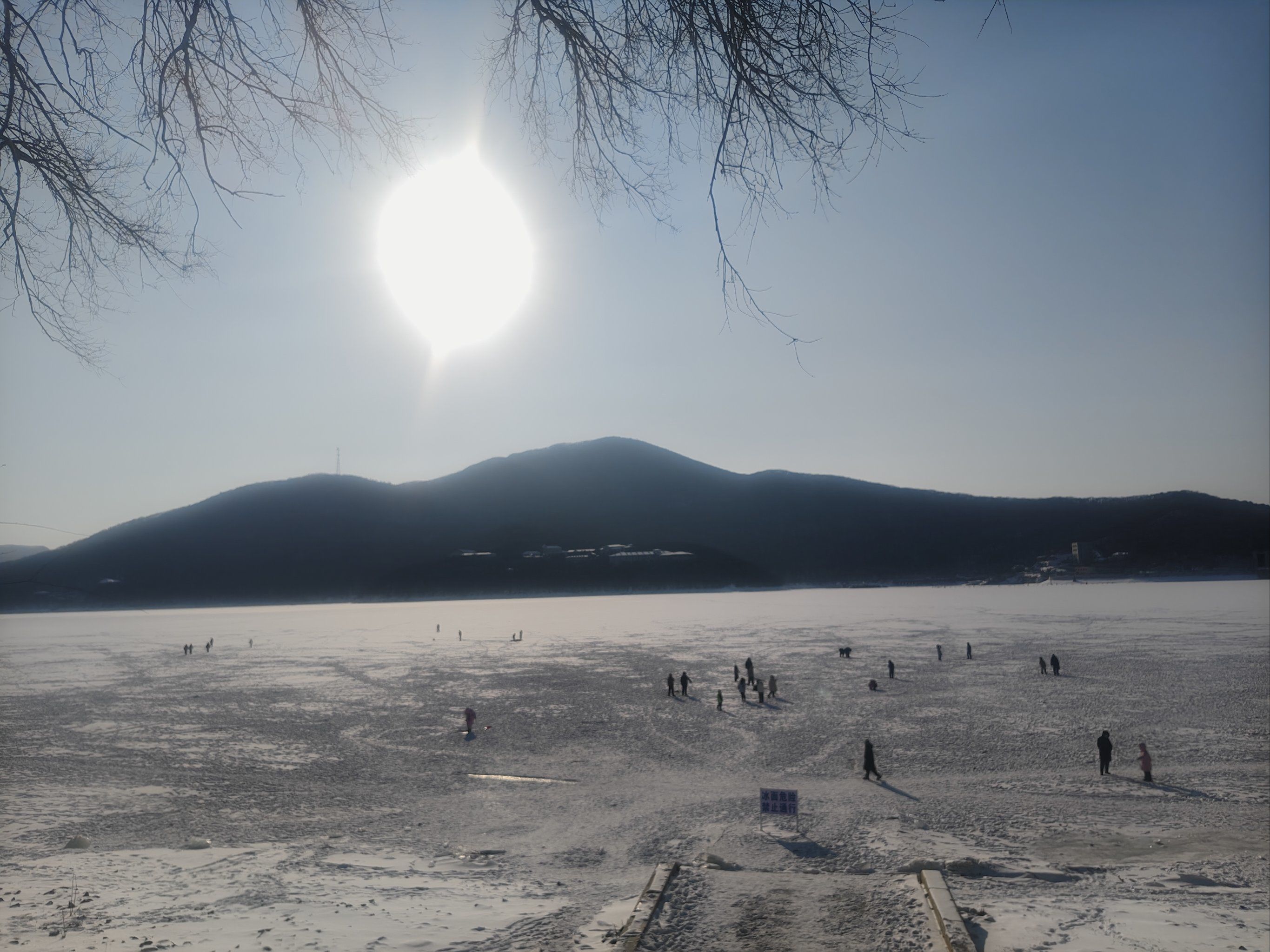 吉林市松花湖雪景