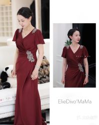 点击看大图 -伊莲妈妈装礼服旗袍高级定制