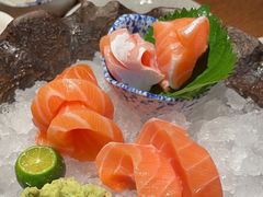 三文鱼刺身-水之惠鲜鱼料理(王府大街店)