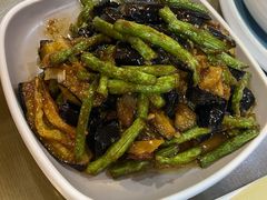 豆角烧茄子-京天红酒家(虎坊路店)