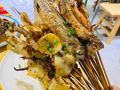 -龚海宝· 烧烤· 羊肉原切挂糊更好吃(庄市店)