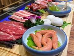 -明洞阿姨·韩式酱蟹烤肉·创意料理(三元桥店)