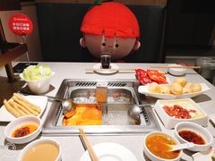 番茄锅底-海底捞火锅(明湖路店)