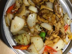 干锅千叶豆腐-吕氏疙瘩汤·海鲜新鲁菜(凯德mall新都心店)
