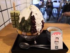抹茶生乳かき氷-WONDER ICE 萬得冰田(建設路总店)