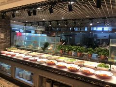 自助调料区-韩丰源海鲜烤肉火锅自助餐(合肥梦之城购物中心店)