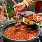成都的火锅店都这么可爱了吗？棉花糖小狗奶茶额！