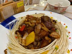葱酱爆丁方牛仔粒-稻香酒家·33年老字号·港式粤菜(富邦中心店)