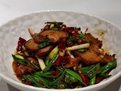 大蒜叶子炒腊味-天然台1908(中建广场店)