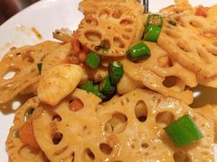 辣炒藕片-绿茶餐厅(蓝色港湾店)