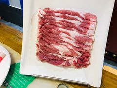 水爆手切精选羊腿肉-京门老爆三·铜锅涮肉 爆肚(望京店)