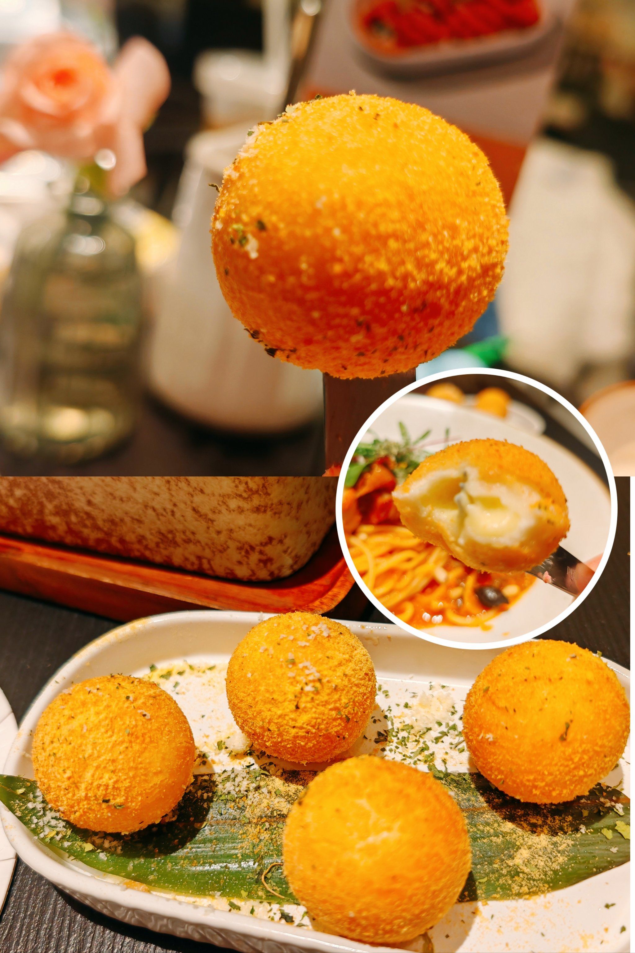 "畔尼家"的爆浆芝士丸子很好吃哦