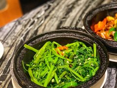 虾酱炒通菜-美极鲜食坊(宝安南路店)