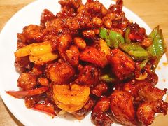 椒香虾仁爆鸡球-陈傻子餐厅(世纪都会店)