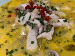 经典酸菜鱼-丁记盐蘸牛肉·新杭菜(河东路店)