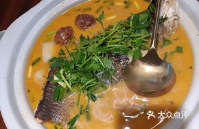 Fish Head and Fish Ball Soup in Clay Pot