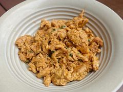 蜢子虾酱炒土鸡蛋-KŌNG胶东小馆(华熙店)