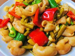 咸豆角炒猪大肠-阿弟早茶·家庭小炒·火锅(九村店)