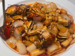 湖蟹炒年糕-二泉园老菜馆·百年无锡菜