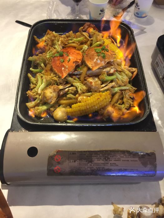 戴小河创意海鲜餐厅火焰蟹图片 - 第2张