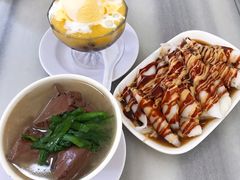 韭菜猪红-芬芳甜品(同福路店)
