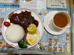 黑椒牛扒饭-香港翠园茶餐厅(迪凯银座店)