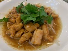 大鹅肠爆炒豉油王豆芽-达濠炒饭·潮汕味道