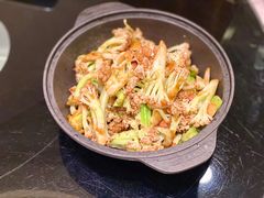 虾酱花菜-新南华大酒店(长寿店)