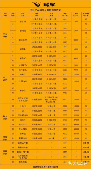 瑞泉茶叶(宝格丽旁店)图片
