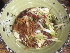 韭黄炒牛肉-刘氏三和面馆