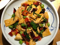 小炒千叶豆腐-蜀宴小调·精致家常菜(来福士店)