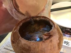 泰式椰皇炖乌鸡汤-陈鹏鹏潮汕菜(宝安机场T3航站楼店)